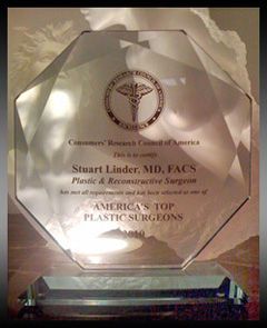 America's Top Plastic Surgeons 2010 Award